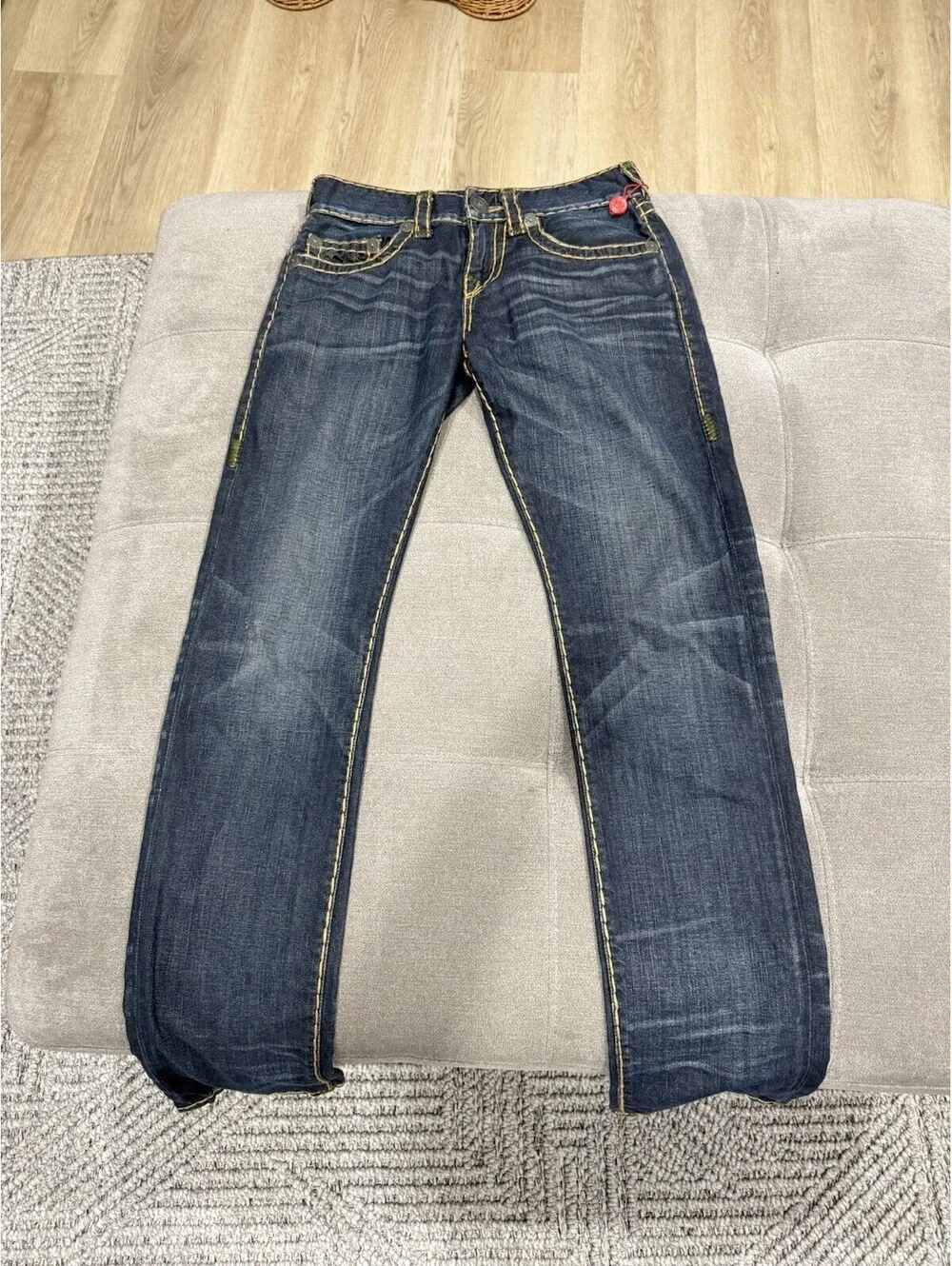 True Religion Jeans Geno Relaxed Slim Men’s 30x34 Blue Denim